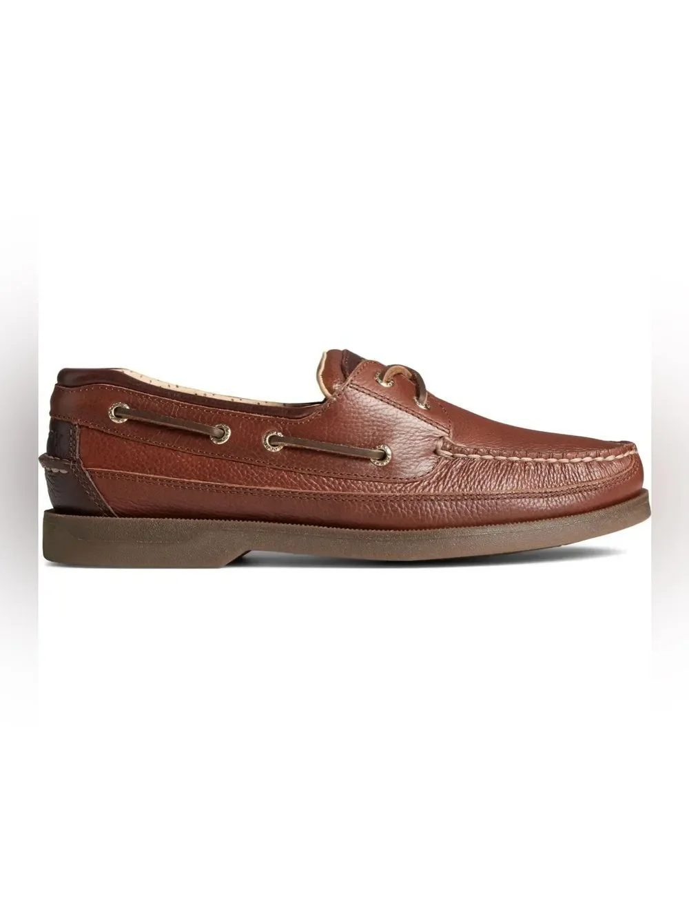 Sperry men’s Gold Cup Mako 2 Eye Boat shoe in brown • Sz 10.5